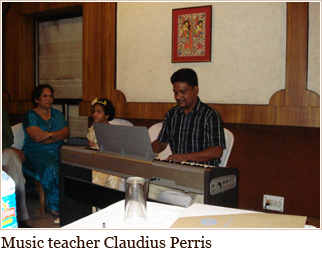 Music teacher Claudius Perris